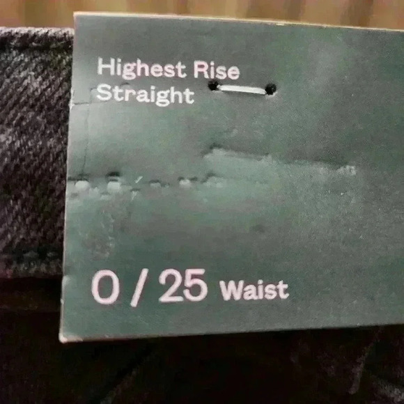 NWT Wild Fable High Rise Jeans Size 0 - Picture 9 of 9